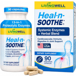 LivingWell Nutraceuticals Heal-n-Soothe, 90 Vegetarian Capsules