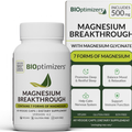 BIOptimizers Magnesium Breakthrough – 7 Forms of Magnesium | 500mg | 60 Veggie Caps