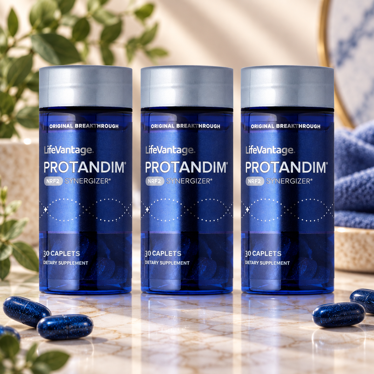 LifeVantage Protandim NRF2 Synergizer – 3-Pack (90 Caplets)