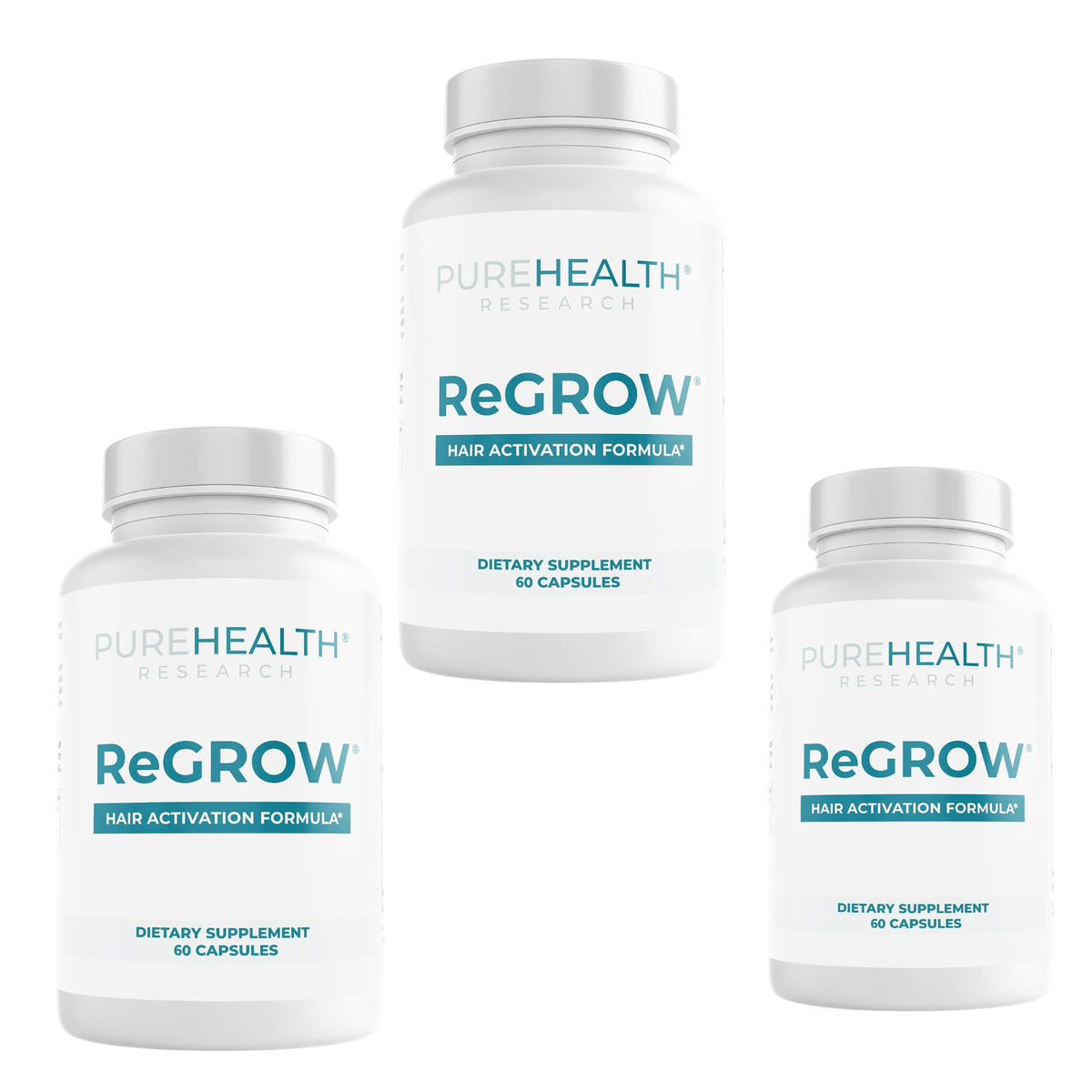 PureHealth Research ReGrow Hair Activation Formula – 60 Capsules