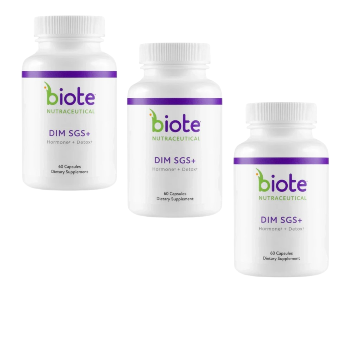 Biote DIM SGS+ Hormone + Detox Support 60 Capsules