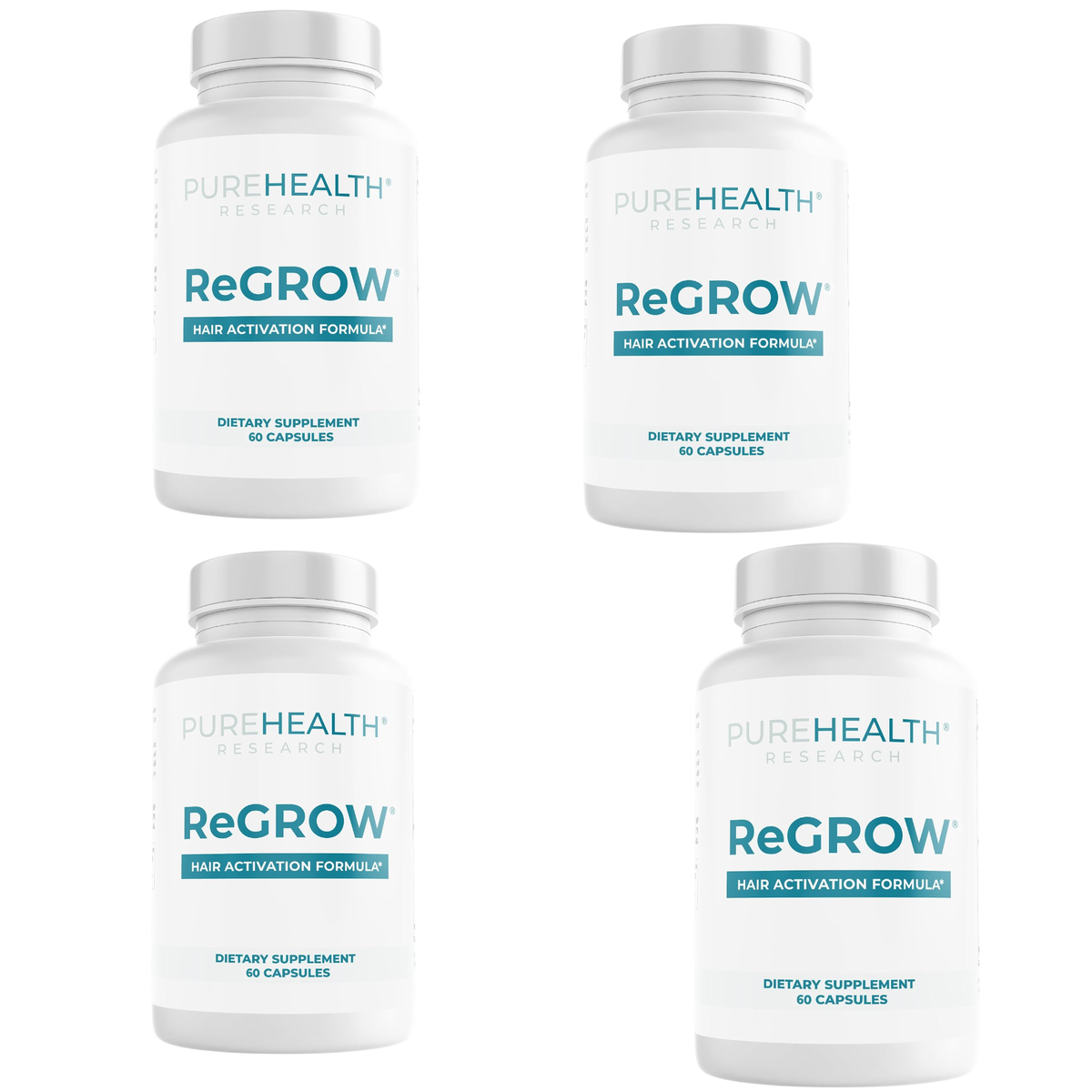 PureHealth Research ReGrow Hair Activation Formula – 60 Capsules