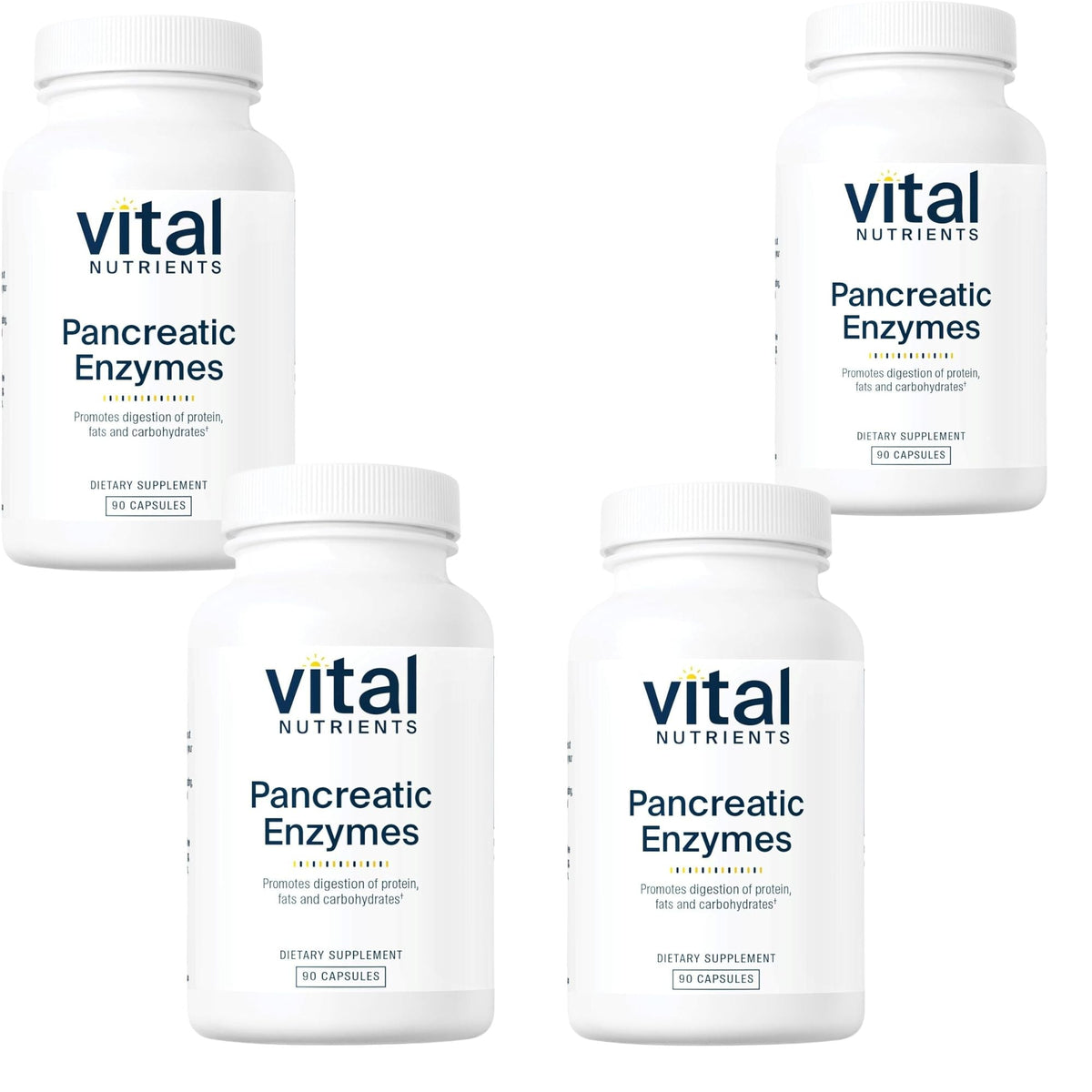 Vital Nutrients Pancreatic Enzymes - 90 Capsules | Digestive Support