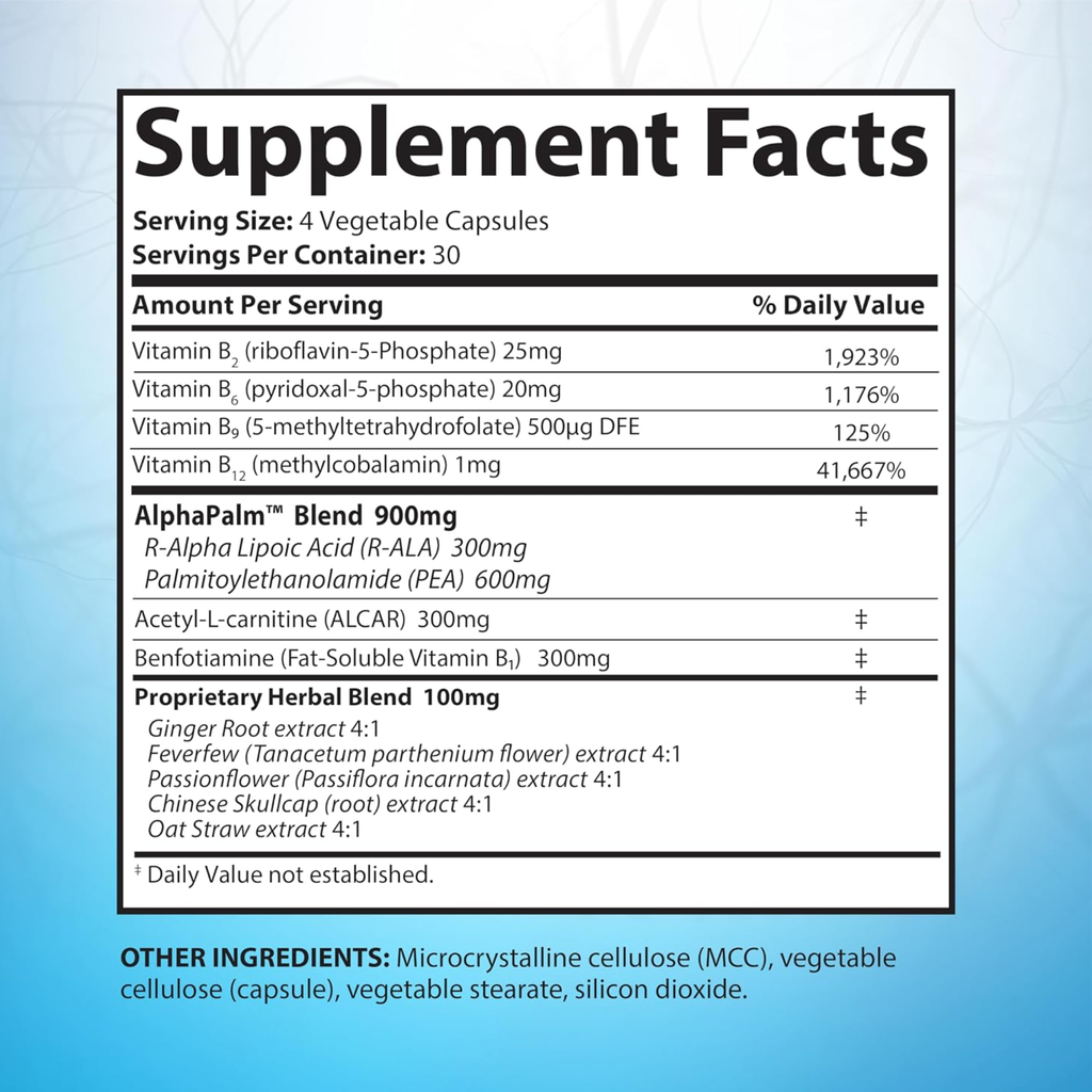 SciatiEase Labs SciatiEase Sciatic Nerve Formula | 12 Research-Backed Vitamins & Herbs | 120 Capsules