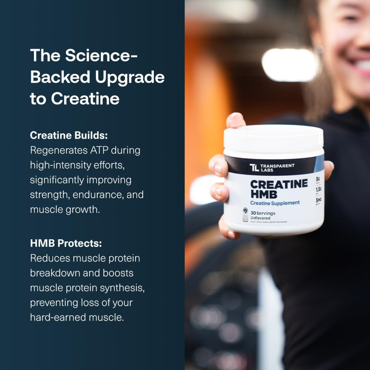 Transparent Labs StrengthSeries Creatine HMB – Strawberry Lemonade | 30 Servings