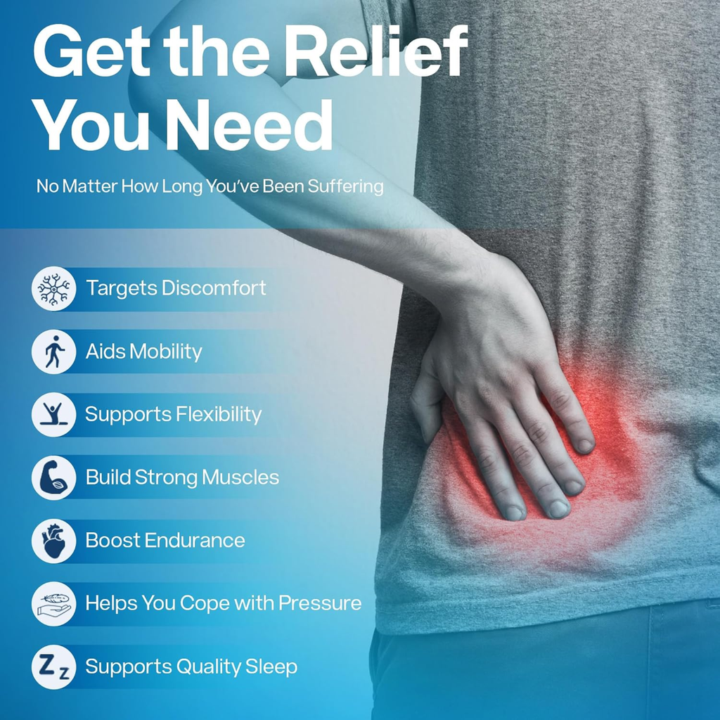 SciatiEase Labs SciatiEase Sciatic Nerve Formula | 12 Research-Backed Vitamins & Herbs | 120 Capsules