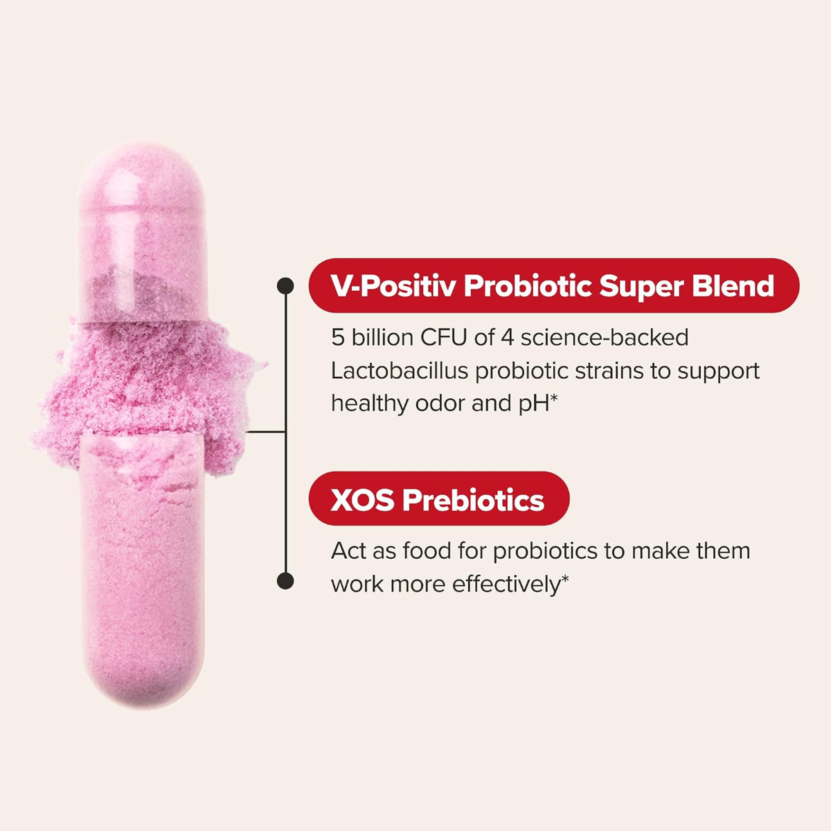 O Positiv URO Vaginal Probiotic Capsules - 60 Vegan Capsules