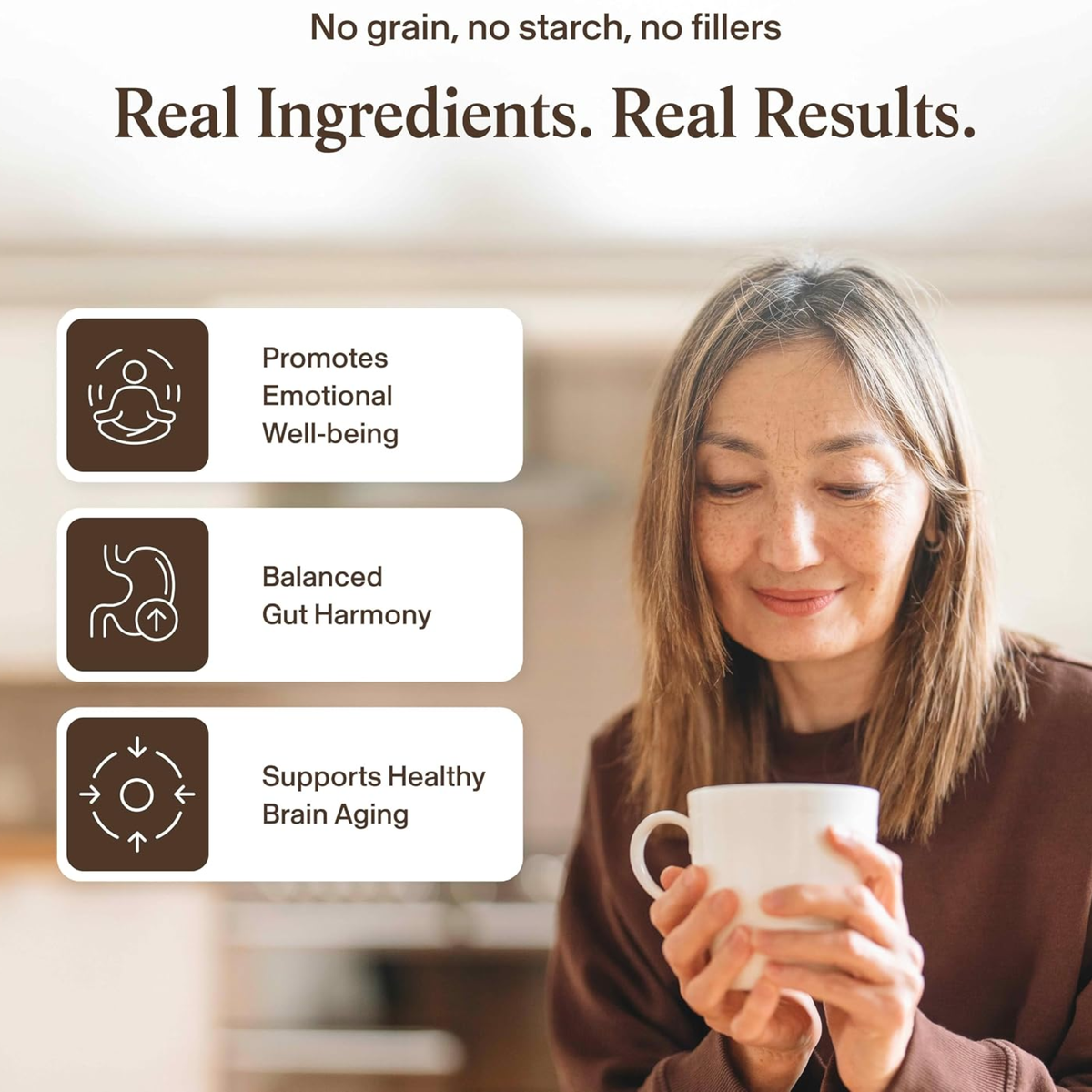 Real Mushrooms Lion's Mane Mushroom Extract Powder for Cognition – 120 Capsules
