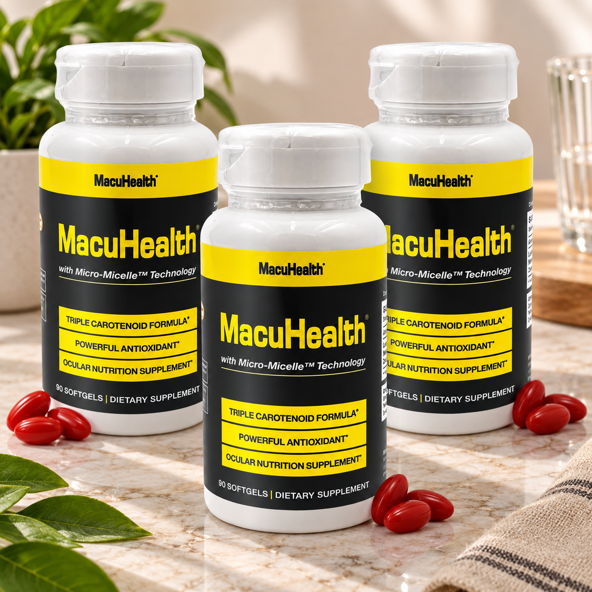 MacuHealth with Micro-Micelle™ Technology – 3 Pack (270 Softgels)