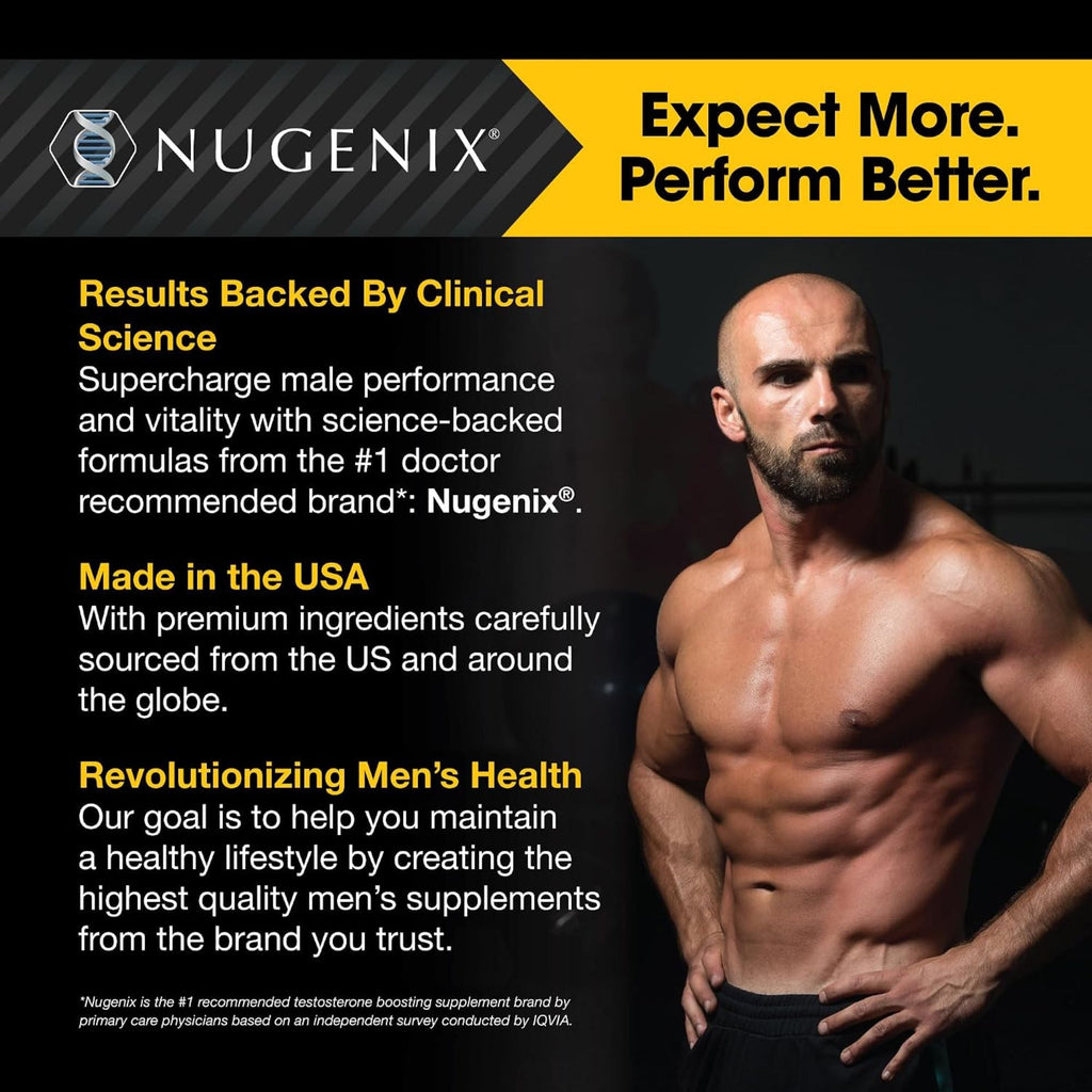 Nugenix Total-T Free & Total Testosterone Booster for Men