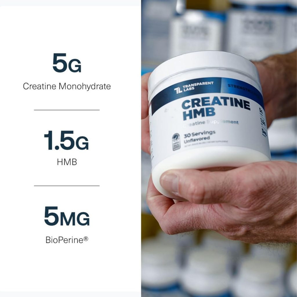 Transparent Labs StrengthSeries Creatine HMB – Strawberry Lemonade | 30 Servings