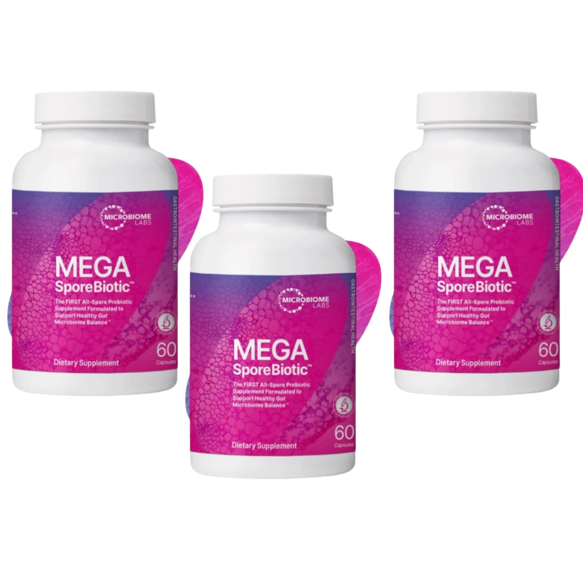 Microbiome Labs MegaSporeBiotic 60 Capsules