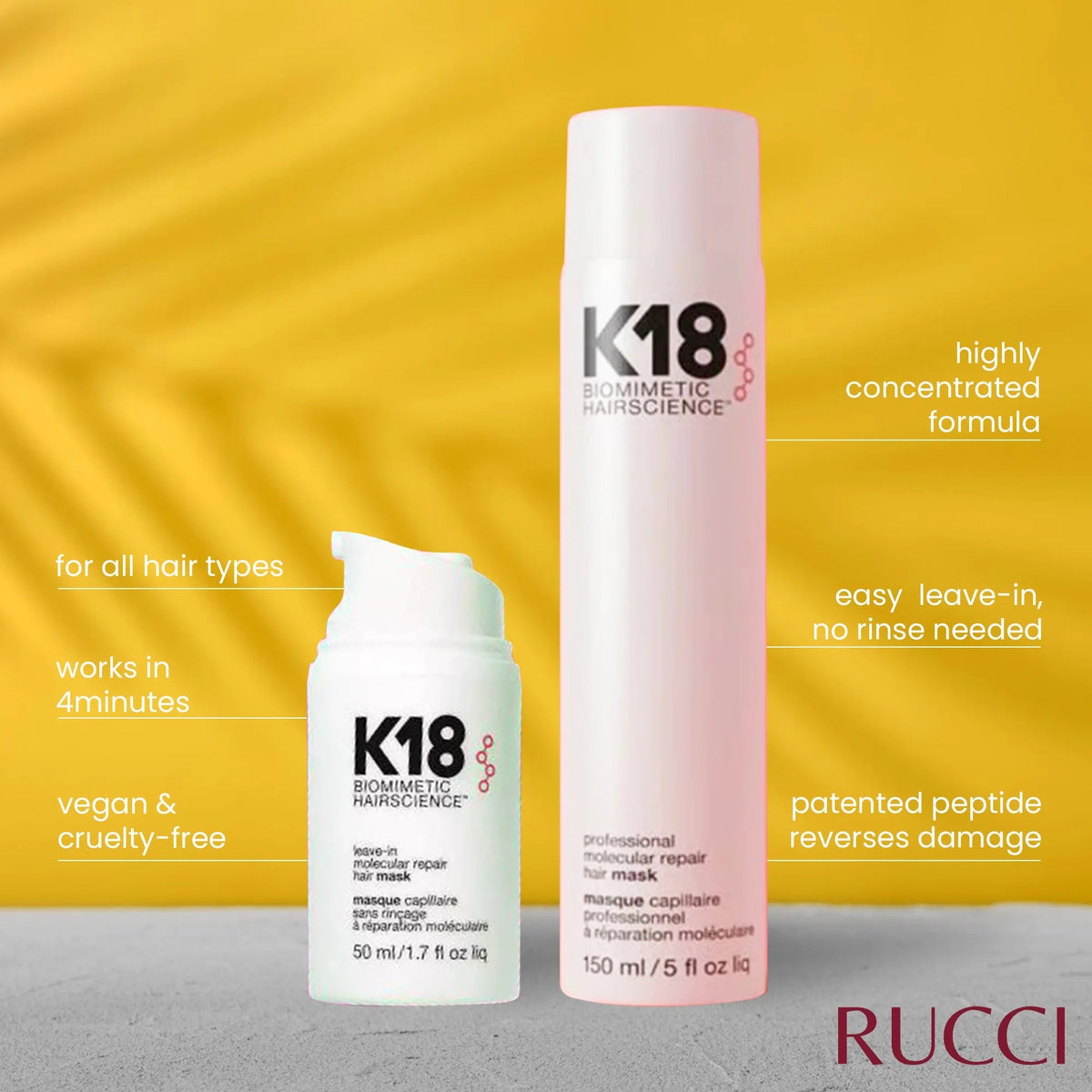 K18 Professional Molecular Repair Hair Mask 150ml