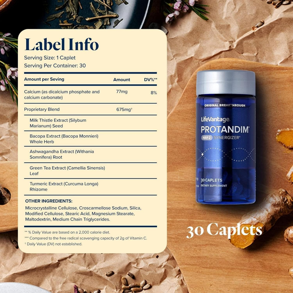 LifeVantage Protandim NRF2 Synergizer – 3-Pack (90 Caplets)
