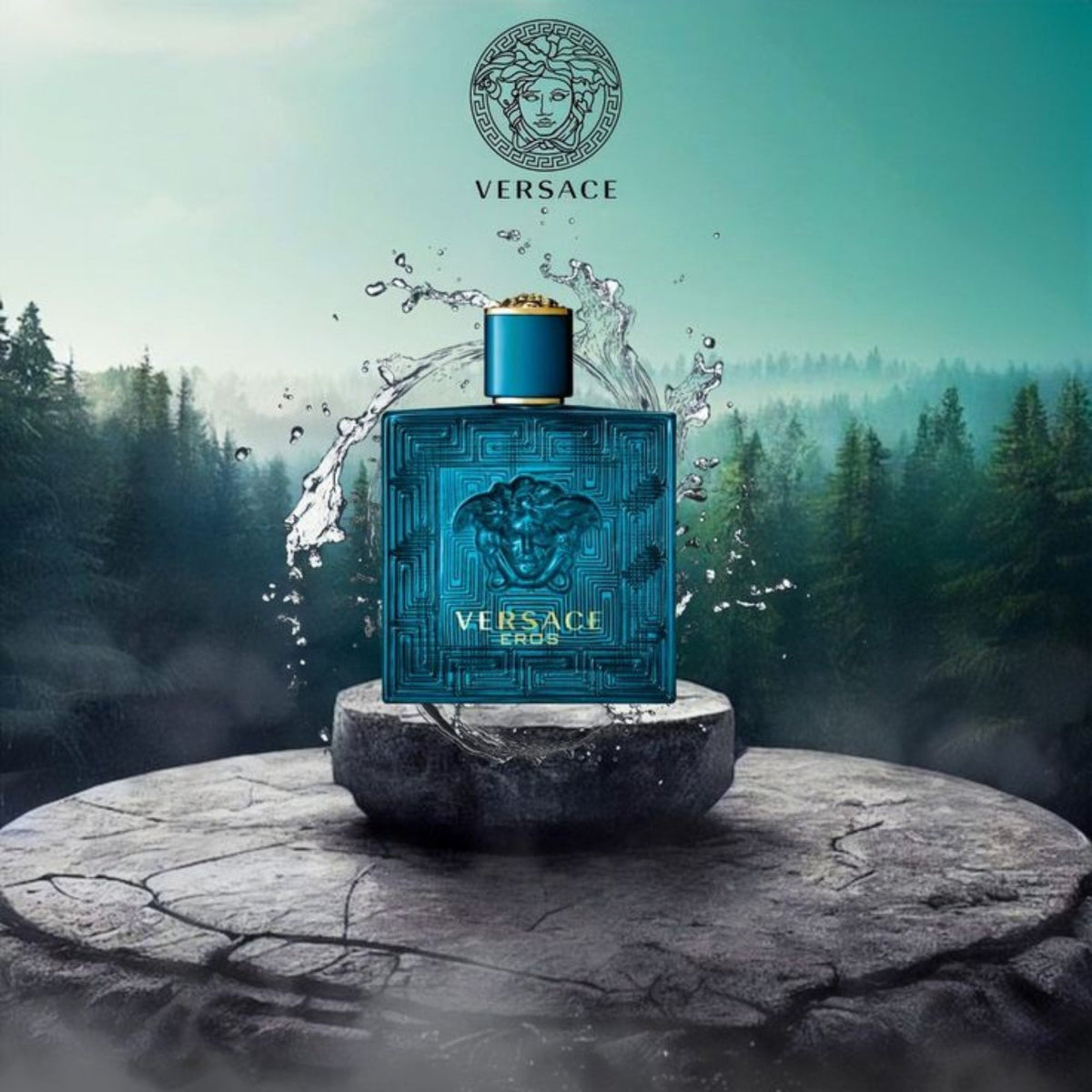 Versace Eros Eau de Parfum for Men 100ml – Long Lasting Luxury Fragrance | Natural Spray