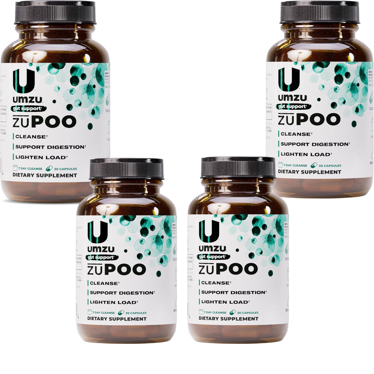 UMZU zuPOO Gut Support 30 Capsules | 7-Day Cleanse